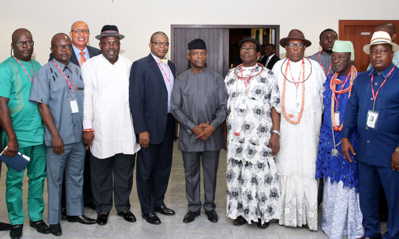 Modular Refinery Investors Meet with VP Osinbajo in Abuja.