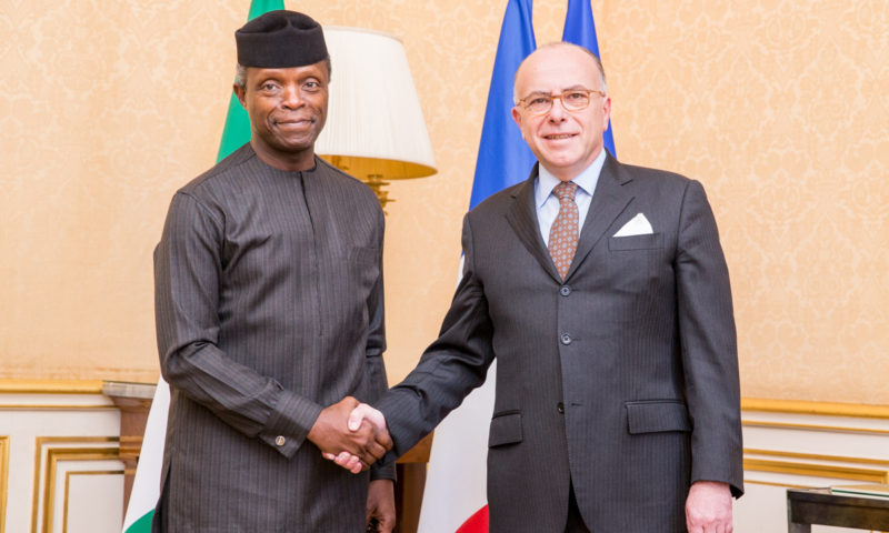 HEVP TO THE PRIME MINISTER OF FRANCE, 30TH MARCH, 2017. PHOTO: NOVO ISIORO