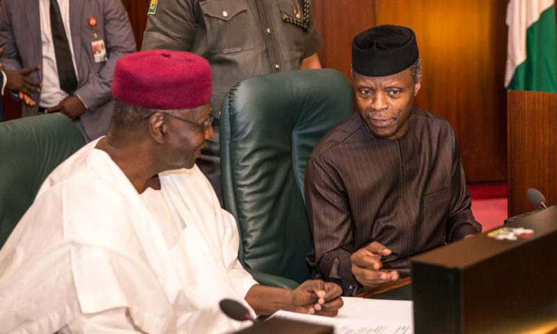 H.E VICE PRESIDENT PRESIDES OVER FEC OF 3RD MAY 2017, STATE HOUSE, ABUJA.