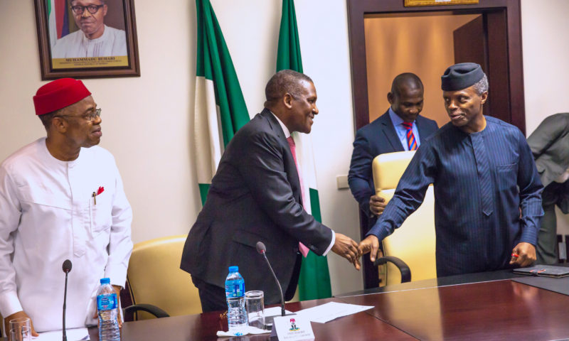 ACTING PRESIDENT OSINBAJO INAUGURATES NIPCAC. MAY 30 2017