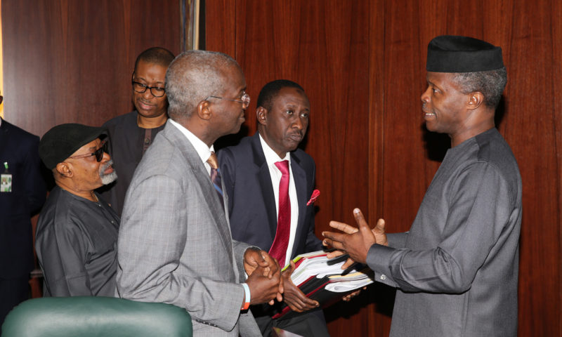 AG PRESIDENT YEMI OSINBAJO PRESIDES OVER FEC MEETING MAY 17 2017