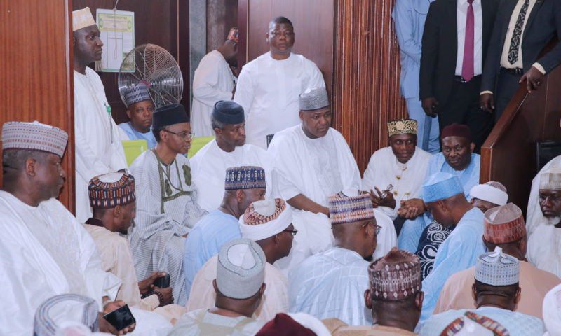 VP YEMI OSINBAJO ATTENDS TUNDE SABIU WEDDING IN KADUNA. APR 29 2017