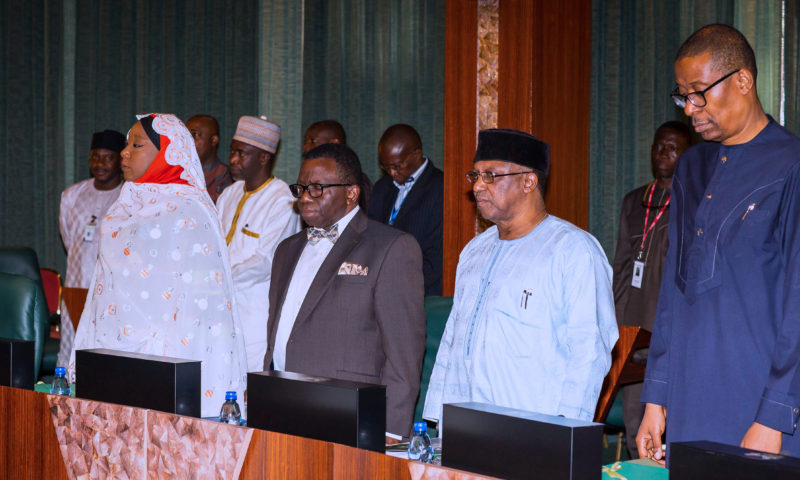 AG PRESIDENT OSINBAJO PRESIDES OVER FEC MEETING. JUNE 21 2017