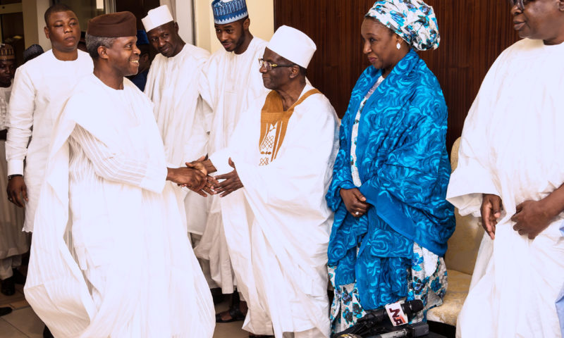 AG PRESIDENT YEMI OSINBAJO RECEIVES SALLAH HOMAGE