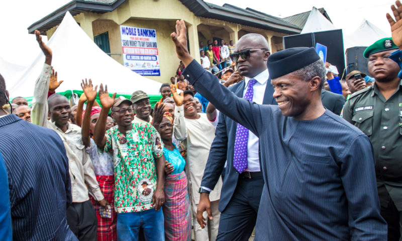 Acting President Osinbajo visits Rivers State. 27th July 2017.