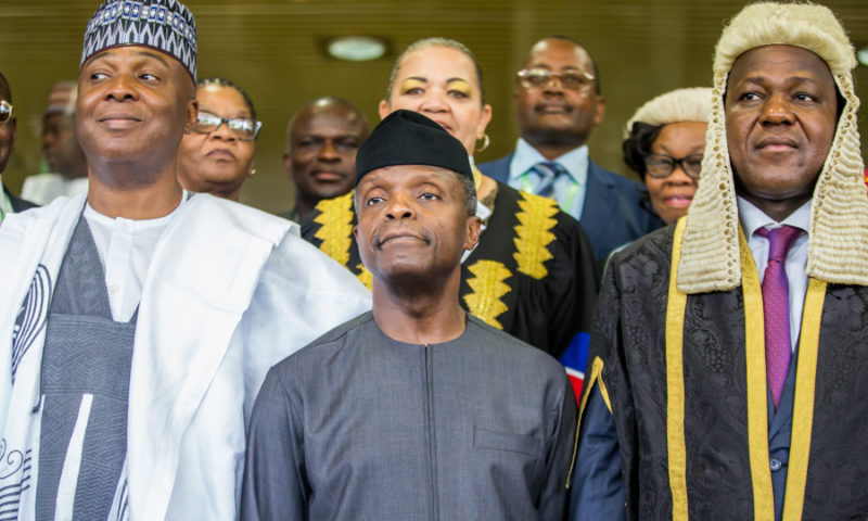 Acting President Yemi Osinbajo, SAN, Declares Open “CommonWealth Speakers Conference” in Abuja