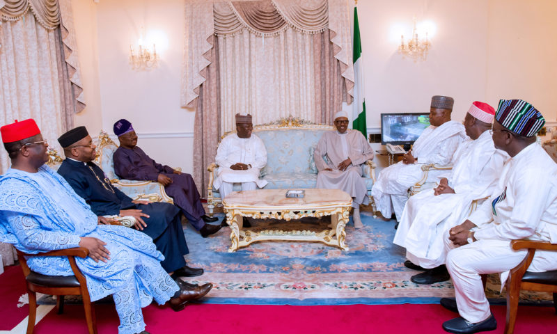 PRESIDENT BUHARI RECEIVES GOVERNOR’S FORUM DELEGATION IN LONDON, JULY 26 2016