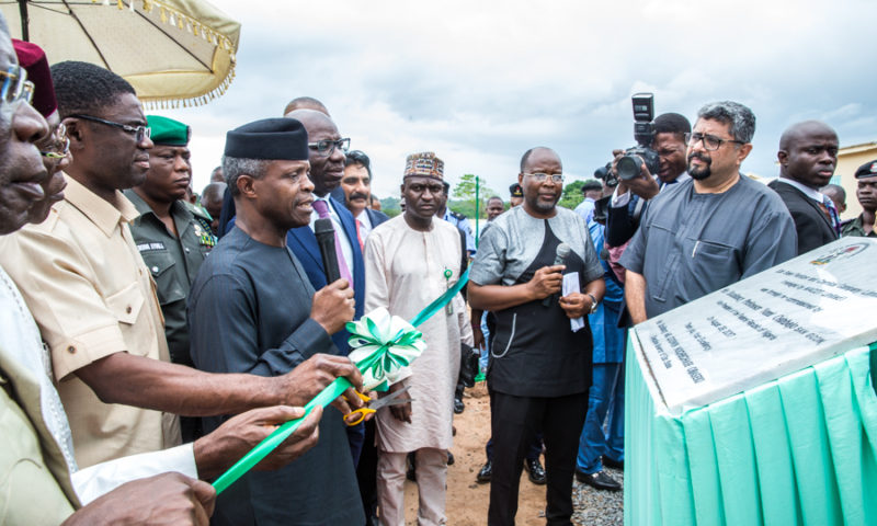 Vice President Osinbajo commissions cement and fertilizer plants in Edo State