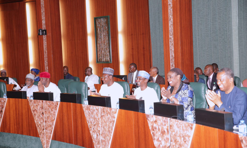 PRESIDENT BUHARI PRESIDES OVER FEC MEETING. AUG 30 2017