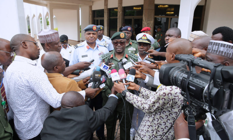 PRESIDENT BUHARI PRESIDES OVER SECURITY MEETING. AUG 22 2017