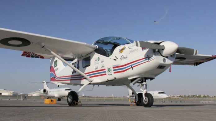 Nigeria unveils Super Mushshak trainer aircraft