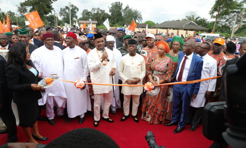 Vice President visits Akwa Ibom 23rd September 2017. PHOTOS: NOVO ISIORO