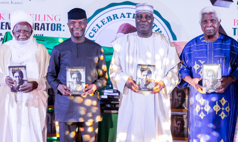 ice President Yemi Osinbajo, attends book launch (Genius Orator) of late Ambassador Alh. Maitama Sule, ICC, Abuja. 7th September, 2017. PHOTOS: NOVO ISIORO.