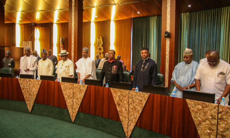 Vice President Presides over National Economic Council (NEC), State House. 28th Sept 2017