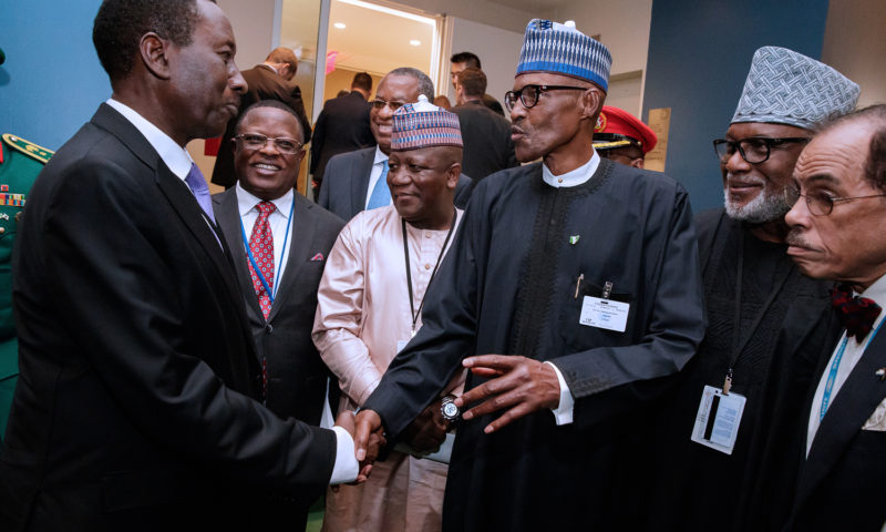 PRESIDENT BUHARI ADDRESSES UNGA72 IN NEW YORK. SEPT 19 2017B