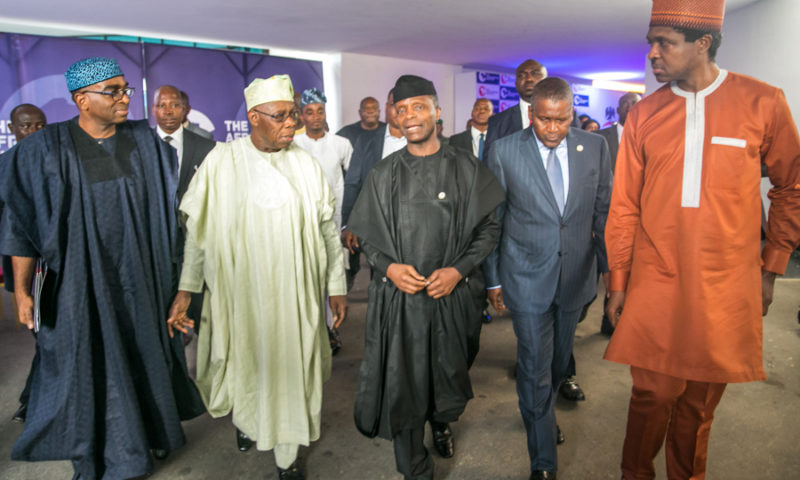 Vice President Osinbajo launched AfroChampion Initiative in Lagos, 14th October 2017.