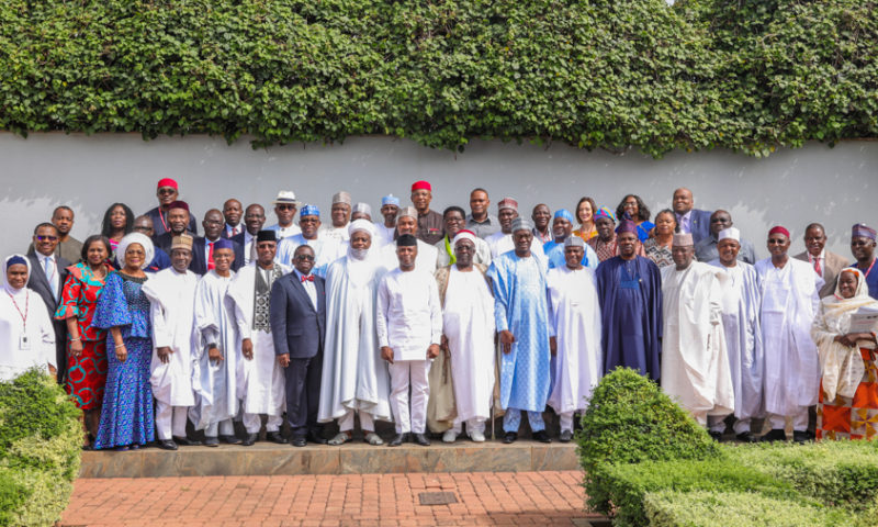 Vice President Yemi Osinbajo presides over NEC meeting. State House, Abuja. 19th October 2017.