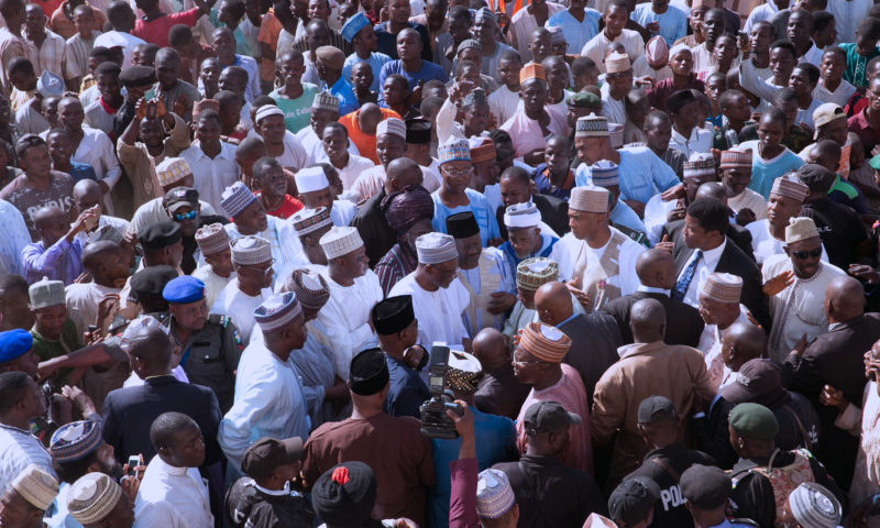 FGN DELEGATION TO BURIAL OF LATE HAJIYA YELWA DANJUMA GOJE IN GOMBE STATE. NOV 9 2017