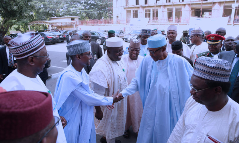 “PRESIDENT BUHARI ATTENDS APC NEC MEETING. OCT 31 2017”