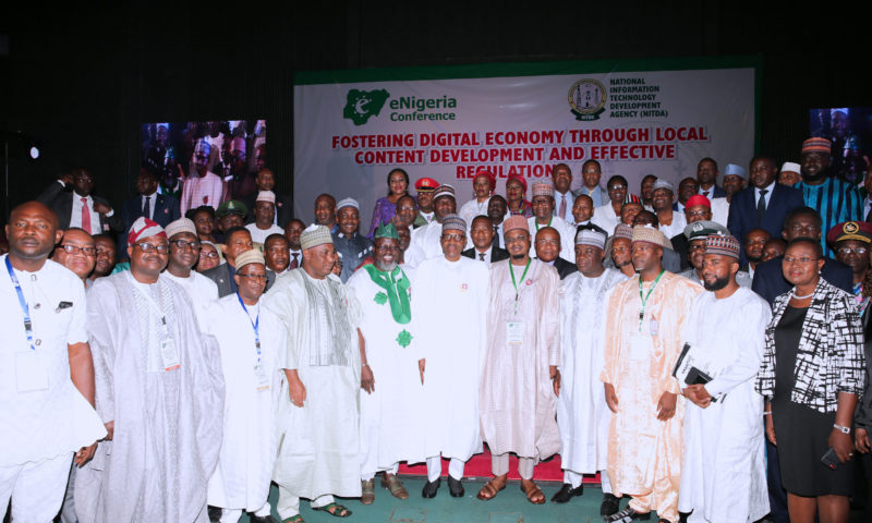 PRESIDENT BUHARI OPENS NITDA CONFERENCE. NOV 7 2017