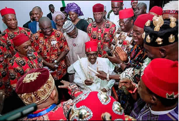 Buhari in Ebonyi, urges Igbo to reject secession propaganda