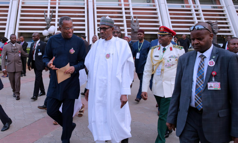 PRESIDENT BUHARI ATTENDS 52nd ECOWAS HEADS OF STATE SUMMIT. DEC 16 2017