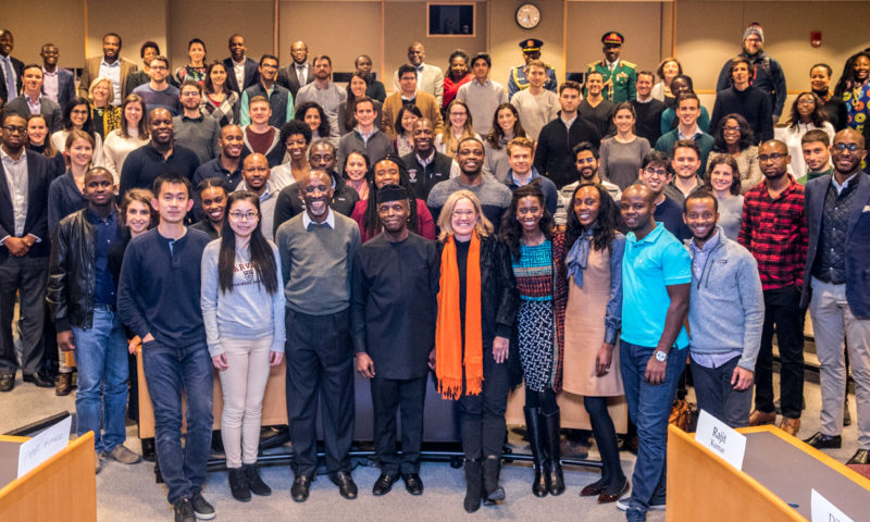 Vice President Yemi Osinbajo, SAN, delivers ‘Africa Rising’ lecture at Harvard Business School in Boston, USA. 16th January 2018. PHOTOS: NOVO ISIORO.  On his visit he held;