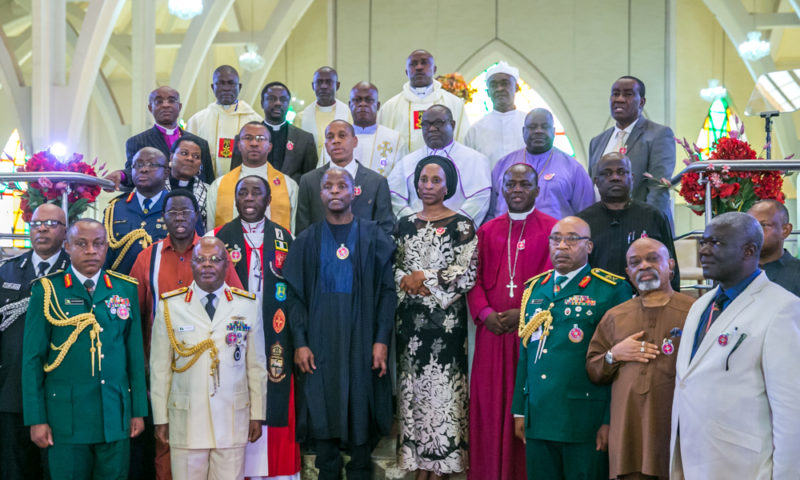 VICE PRESIDENT YEMI OSINBAJO, SAN, WITH OTHER MINISTERS, MEMBERS OF NATIONAL ASSEMBLY AND SERVICE CHIEFS THIS EVENING ATTENDS 2018 ARMED FORCES REMEMBRANCE DAY CELEBRATION WHICH TOOK PLACE AT THE NATIONAL CHRISTIAN CENTER IN ABUJA. 7TH JANUARY 2018