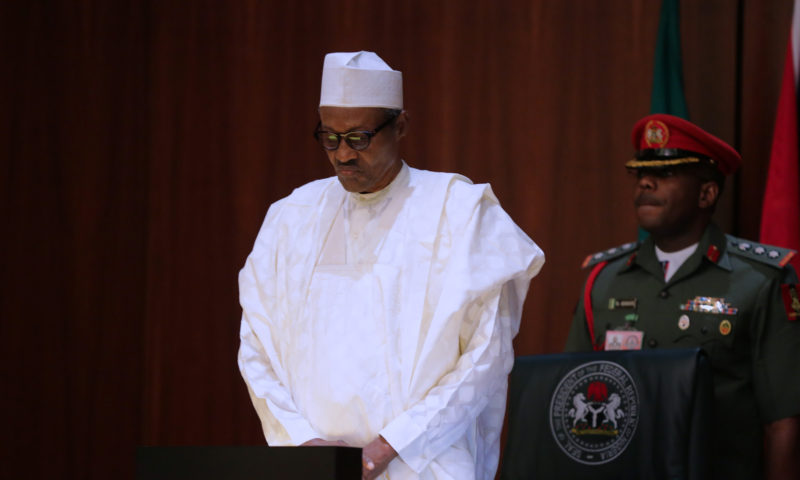 PRESIDENT BUHARI PRESIDES OVER FEC MEETING. JAN 24 2018