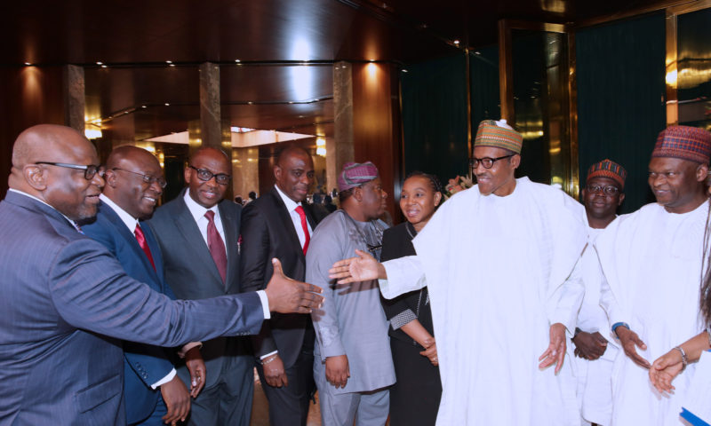 PRESIDENT BUHARI RECEIVES BOARD AND MAGE’MENT OF NESG. JAN 22 2018