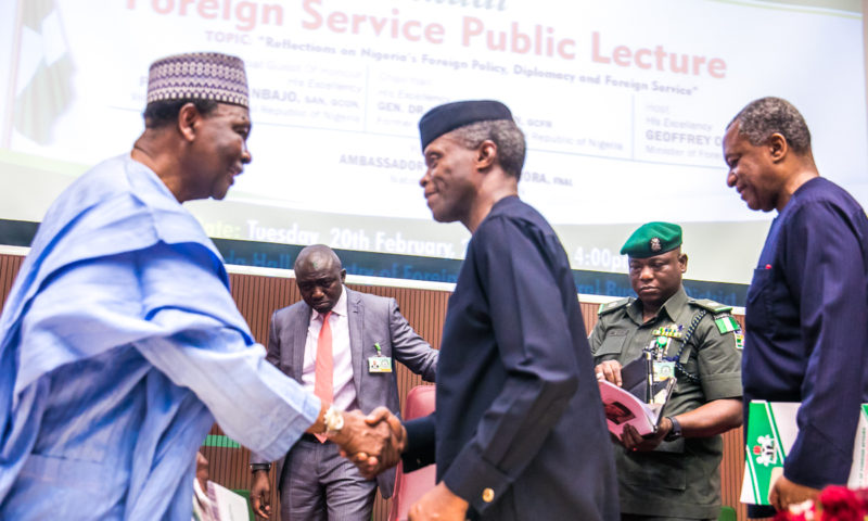 VP remark at the 1st Annual Foreign Service Public Lecture. 20th Feb. 2018