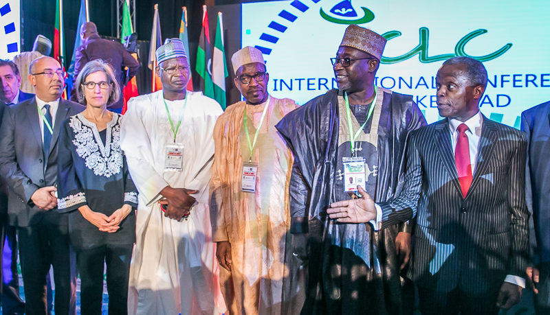 VP Osinbajo declares open the International Conference on “Saving the Lake Chad”. 26th Feb. 2018