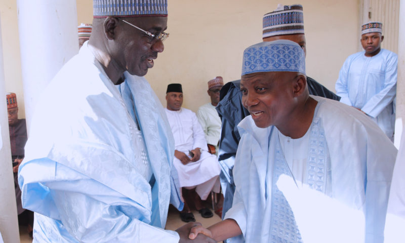 FGN DELEGATION TO 3RD-DAY PRAYERS FOR LATE FATHER OF CHIEF OF ARMY STAFF IN MAIDUGURI. FEB 11 2018