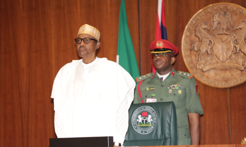 PRESIDENT BUHARI PRESIDES OVER FEC MEETING. JAN 31 2018