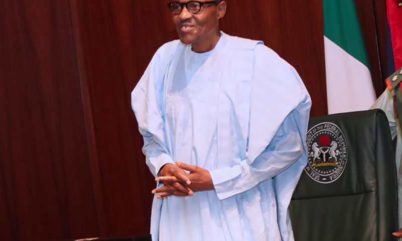 PRESIDENT BUHARI INAUGURATES NAT FOOD SECURITY COUNCIL. MAR 26 2018