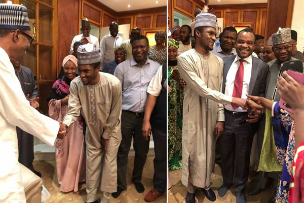 Return of Buhari’s son after medical trip excites mum