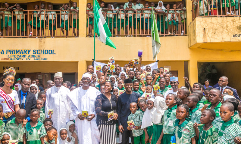 VP at LEA Govt Pry School, to commemorate the International World Book and Copyright Day. 23rd April 2018