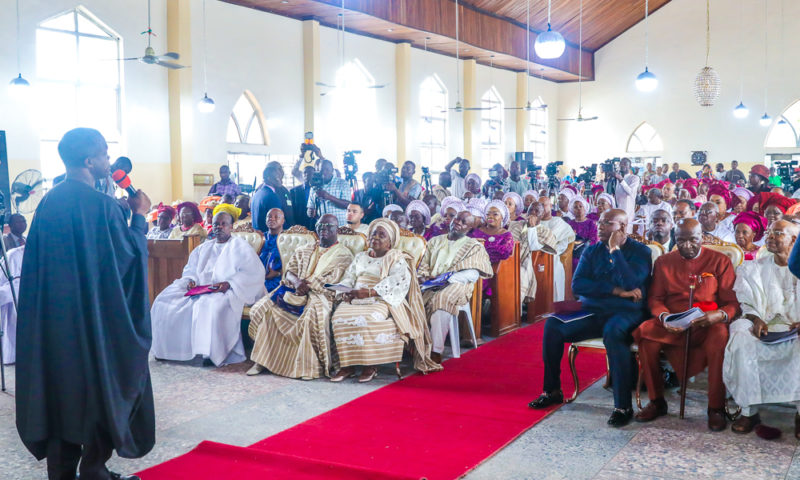 VP Osinbajo, SAN, attends 90th birthday anniversary service of Chief Ayo Adebanjo