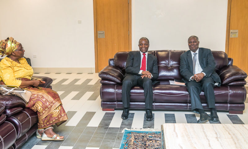 Vice President Osinbajo graced the inauguration of the Deeper Life Bible Church headquarters new auditorium in Gbagada, Lagos. 24th April 2018.