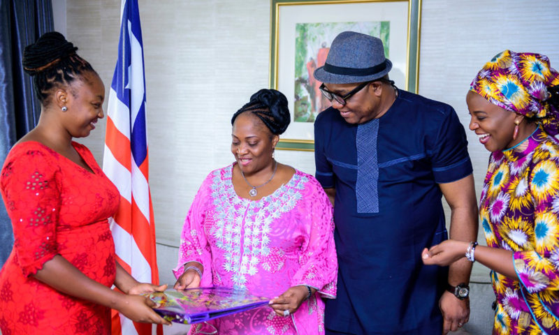 LIBERIAN VICE PRESIDENT RECEIVES SHE FORUM AFRICA. APRIL 20, 2018