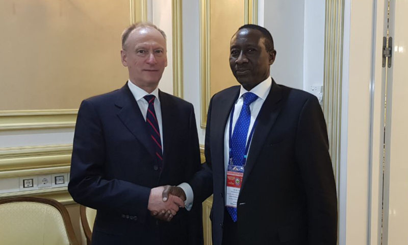 NSA MAJ GEN MONGONU VISIT RUSSIA. APRIL 26 2018