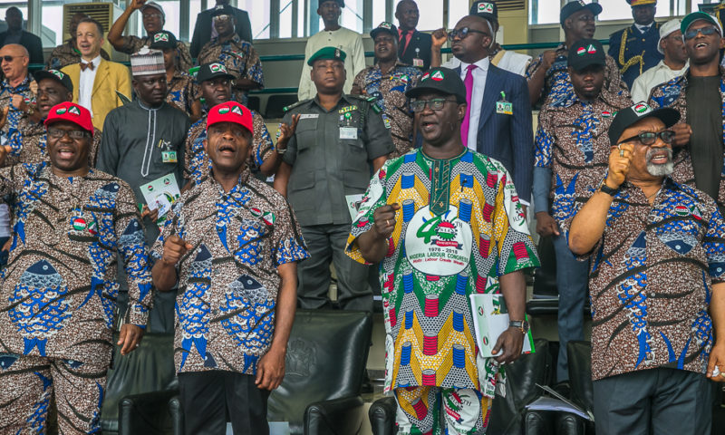 VP joins Nigerian Workers for ‘May Day’ rally. 1st May 2018