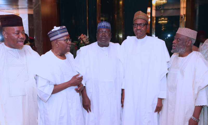 PRESIDENT BUHARI RECEIVES LEADERSHIP OF THE SENATE. MAY 22ND 2018.