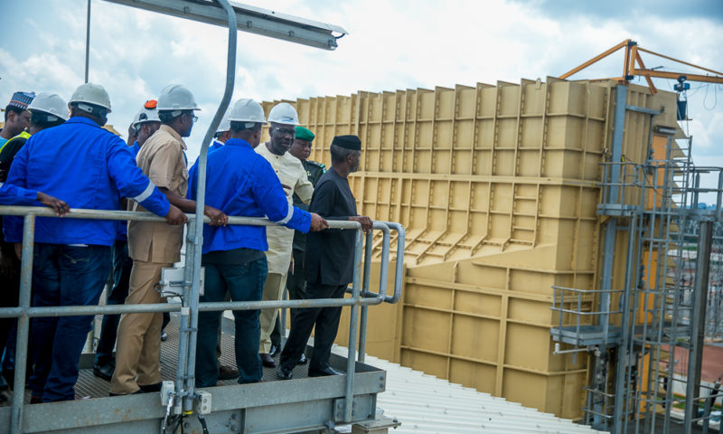 VP Osinabjo visits Azura power plant, Benin, Edo. 15th June, 2018.