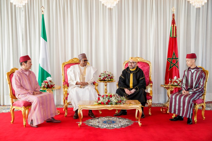 President Buhari receives a rousing welcome in Morocco