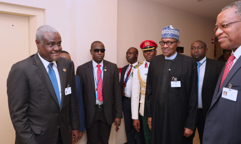 PRESIDENT MUHAMMADU BUHARI ATTENDS AU MEETING ON FIGHTING CORRUPTION AT UNGA73, NEW YORK. SEPT 26 2018