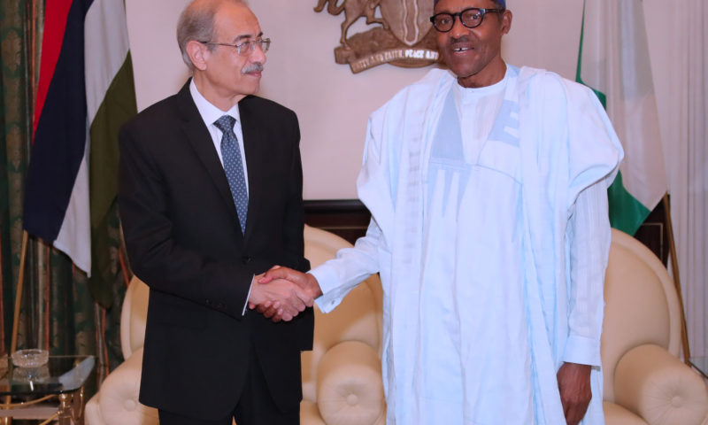 PRESIDENT BUHARI RECEIVES NEW AMB OF KOREA