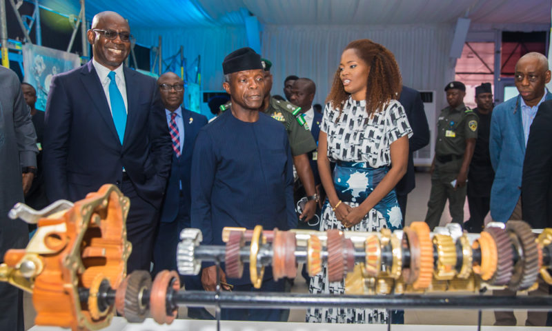 Vice President, Yemi Osinbajo, SAN, declares open The Art Summit Nigeria; themed: The Future of Art || Artist as the Nucleus; held in Lagos State. 30th, October, 2018. Photos: NOVO ISIORO.