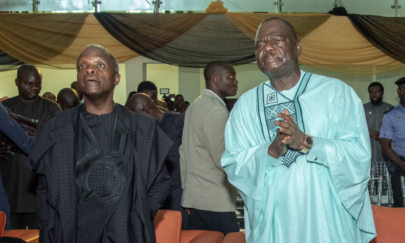 Vice President Yemi Osinbajo, SAN, attends 60th Birthday Celebration and Thanksgiving Service of Elder (Dr) Alex Izinyon