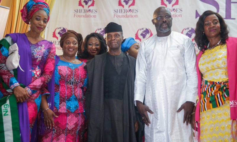 Vice President Yemi Osinbajo, SAN, attends the international SHEROES Forum in Monrovia